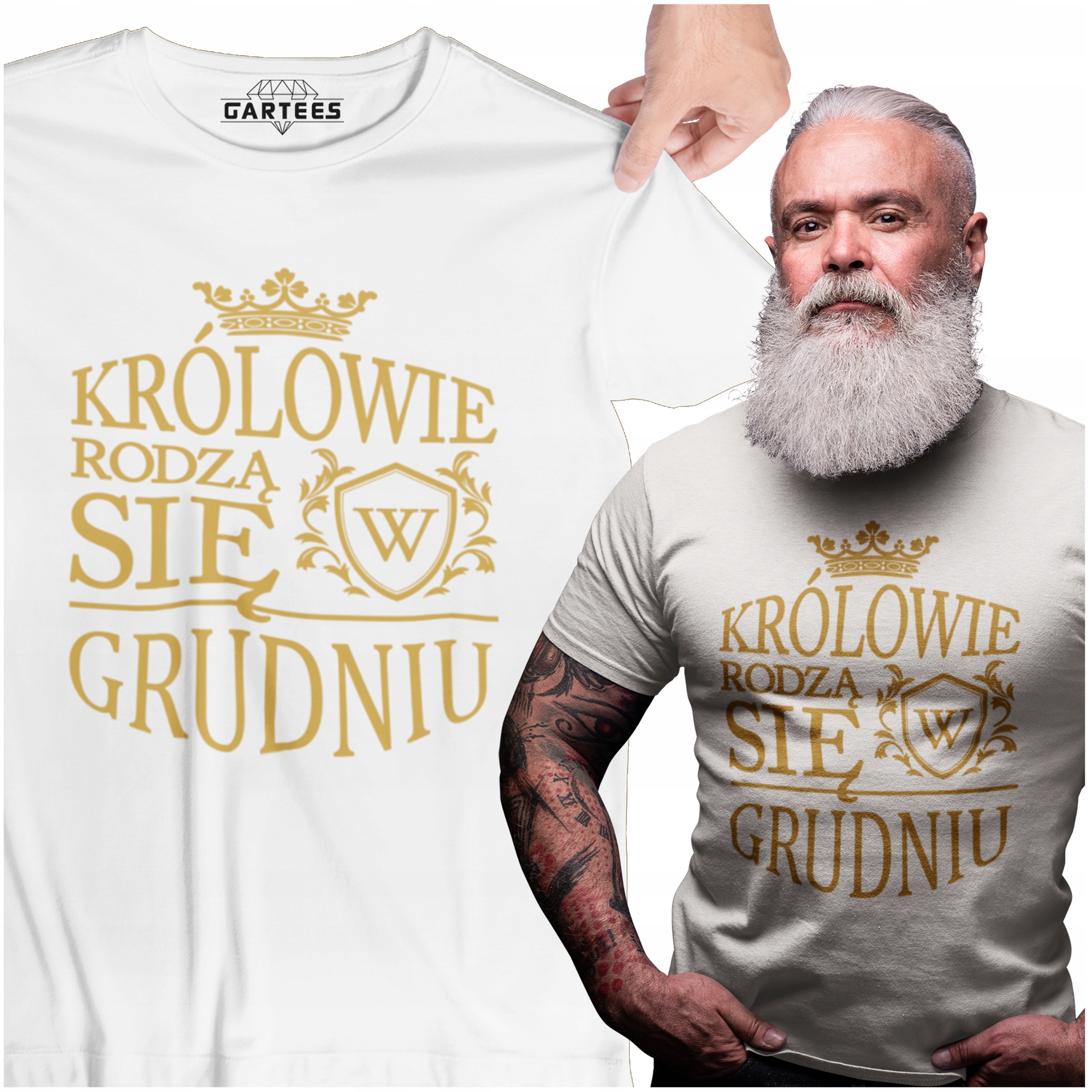 

T-shirt Królowie Rodzą Się W Grudniu Super Prezent