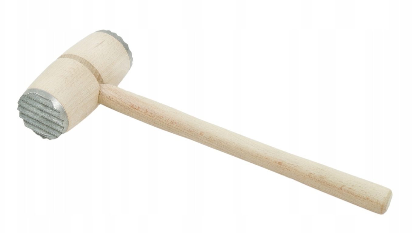 

Tłuczek do mięsa dwustronny drewniany 30cm okuwany