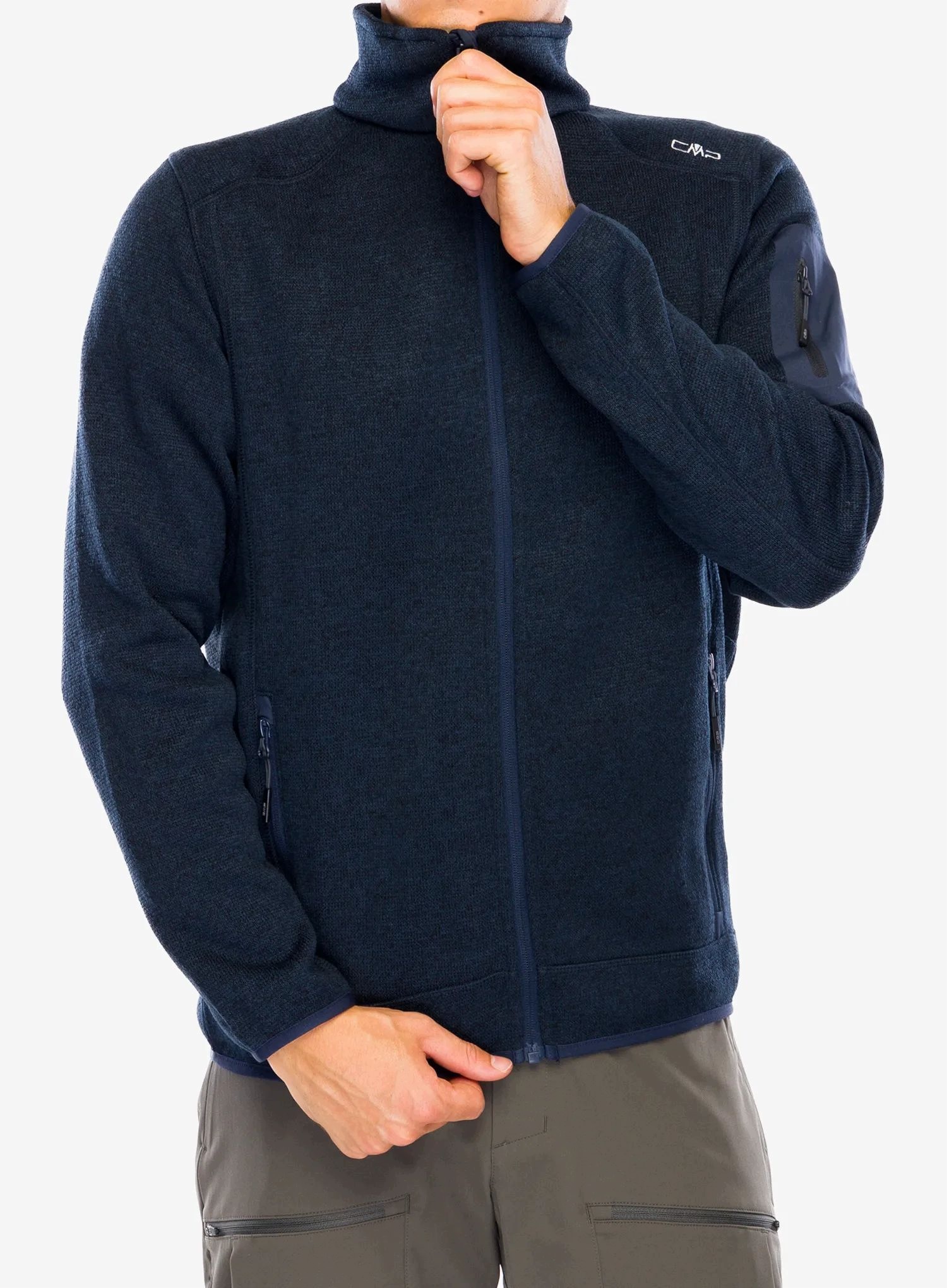 Polar Cmp Perl Jacket Knitted b.blue/antracite 54 (XXL)