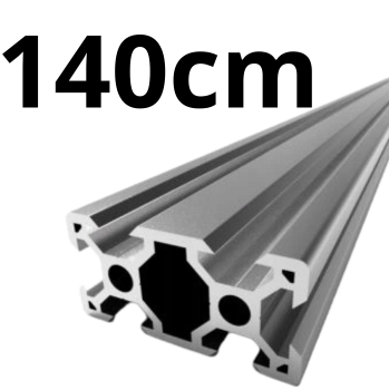 Profil Aluminiowy Konstrukcyjny 20x40 V-slot 2040 140cm Cięty Na Wymiar