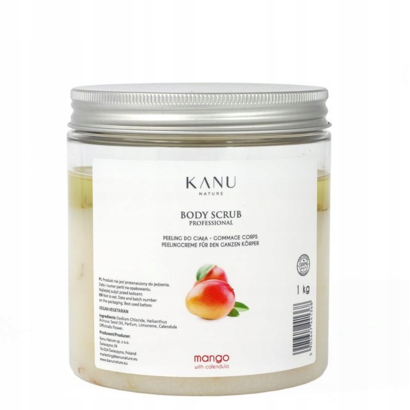Kanu - Peeling solny SPA - Mango z nagietkiem - 1000g