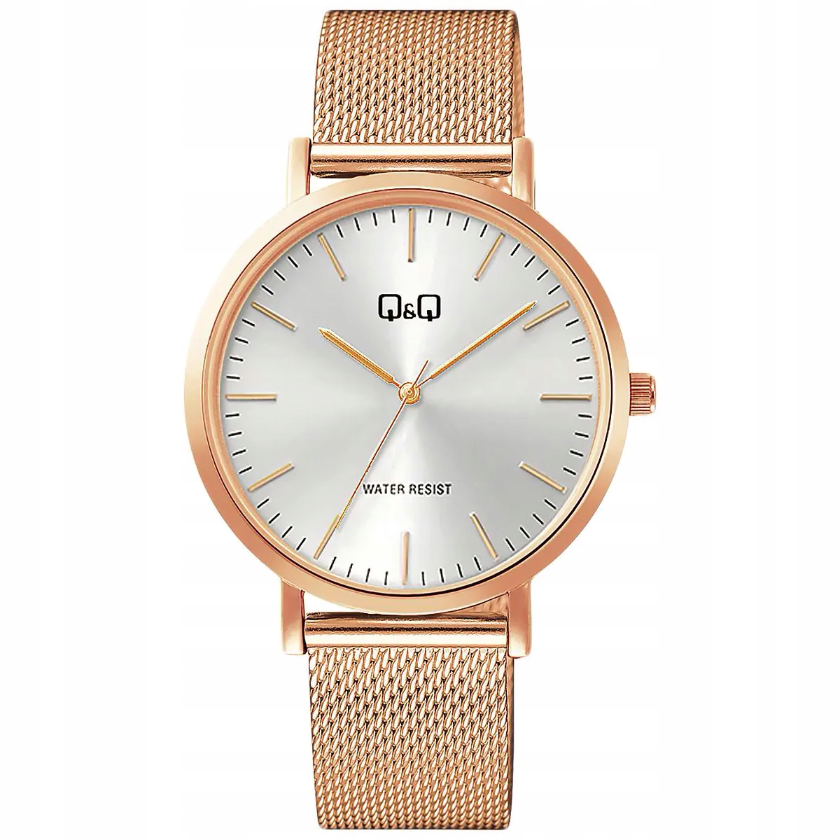 Pánské Hodinky Qq C34A-006P růžový zlatý náramek