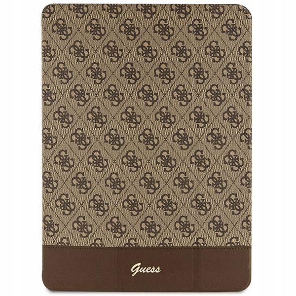 Pouzdro pro iPad Pro 12.9" Guess Hnědé 4G Stripe Allover
