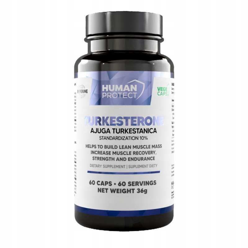 Human Protect Turkesterone 500 mg 60 V kapslí.
