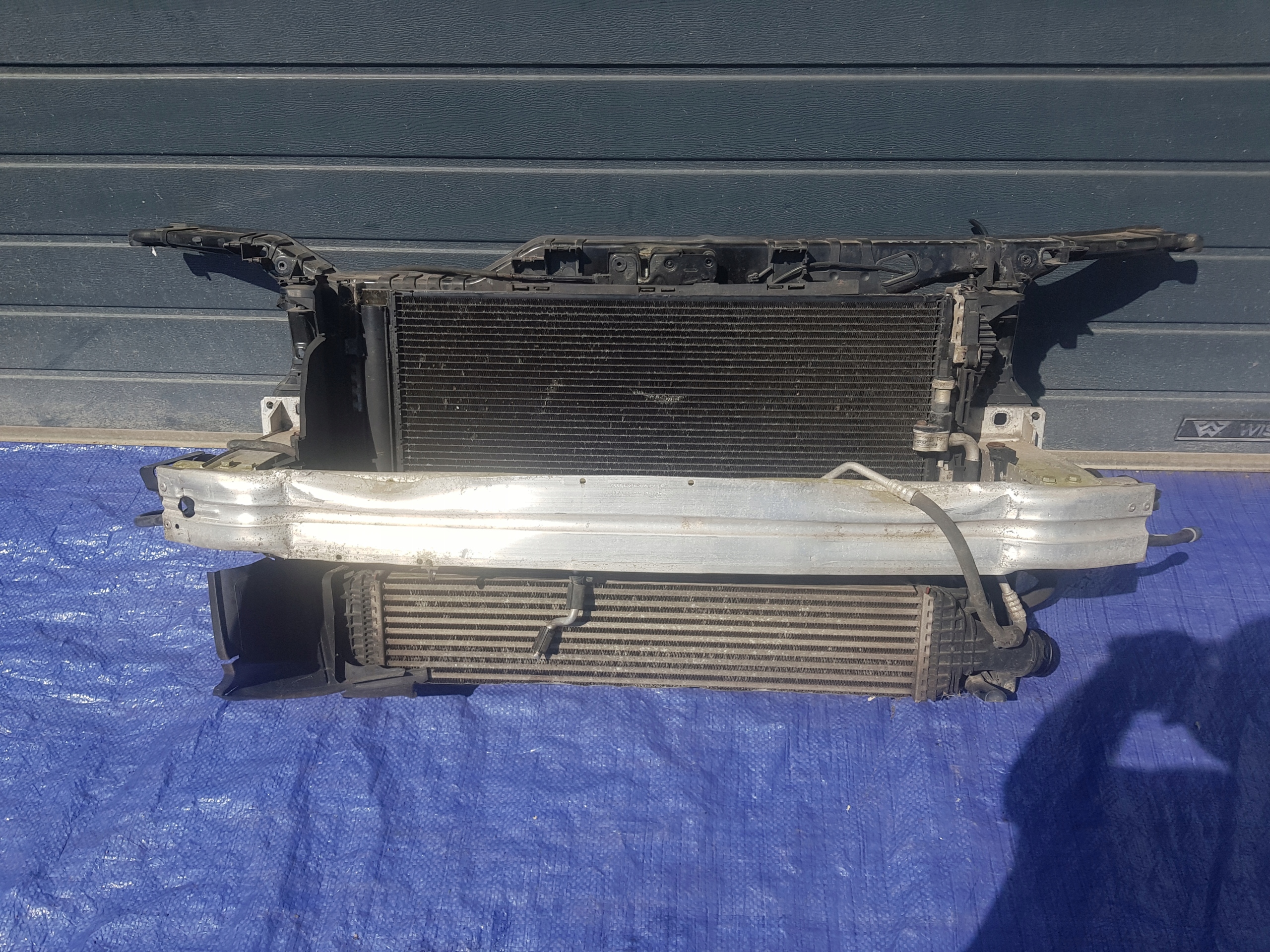 support panel for radiators front radiator AUDI A5 8T 2.0 TFSI