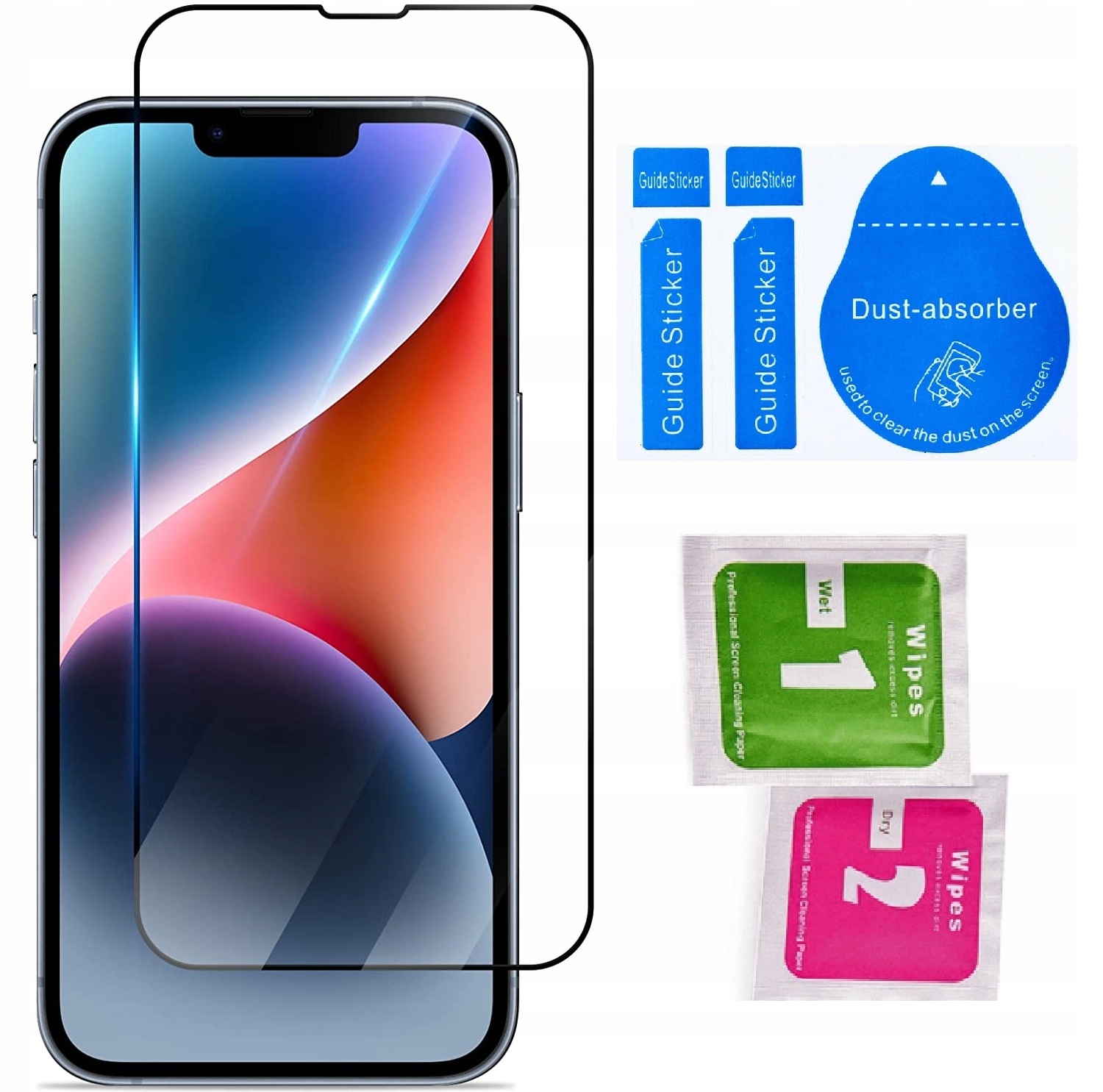 

Szkło Hartowane Full 5D do Iphone 13 14 13 Pro