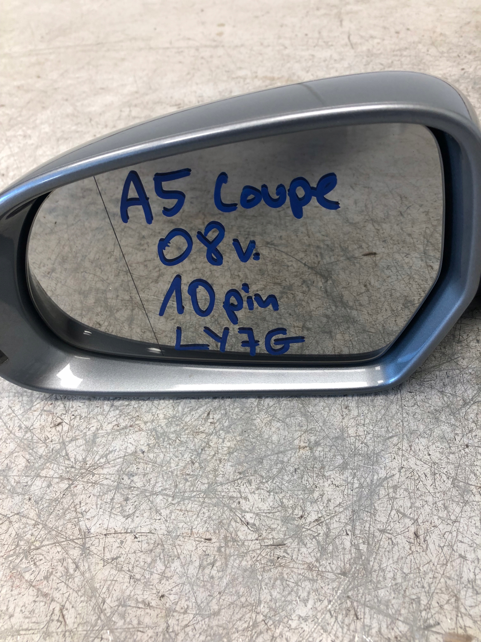 mirror left 10 PIN AUDI A5 COUPE LY7G