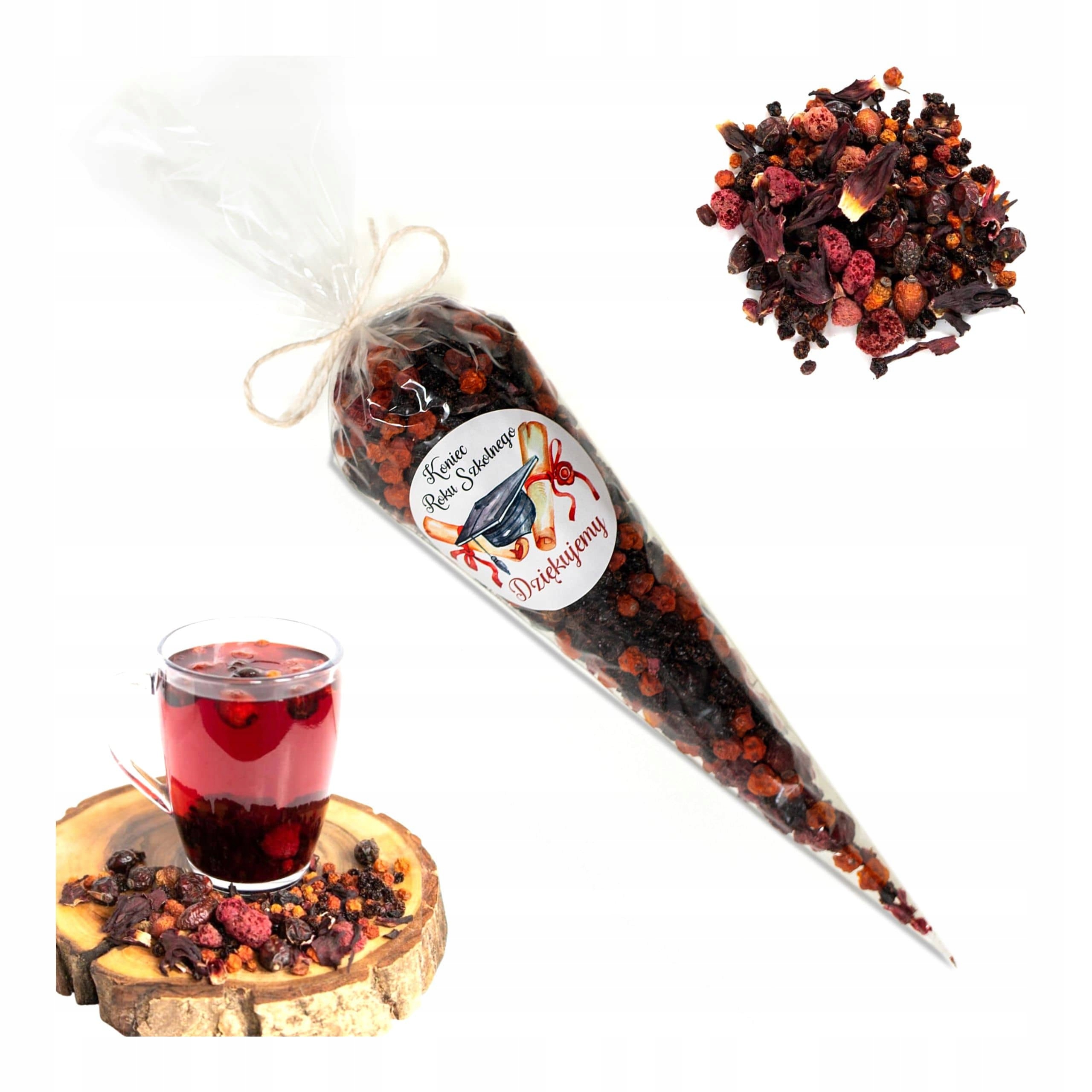 Čaj Pro Učitele Gelviu na konci roku Malina Hibiskus Veganská 50 g