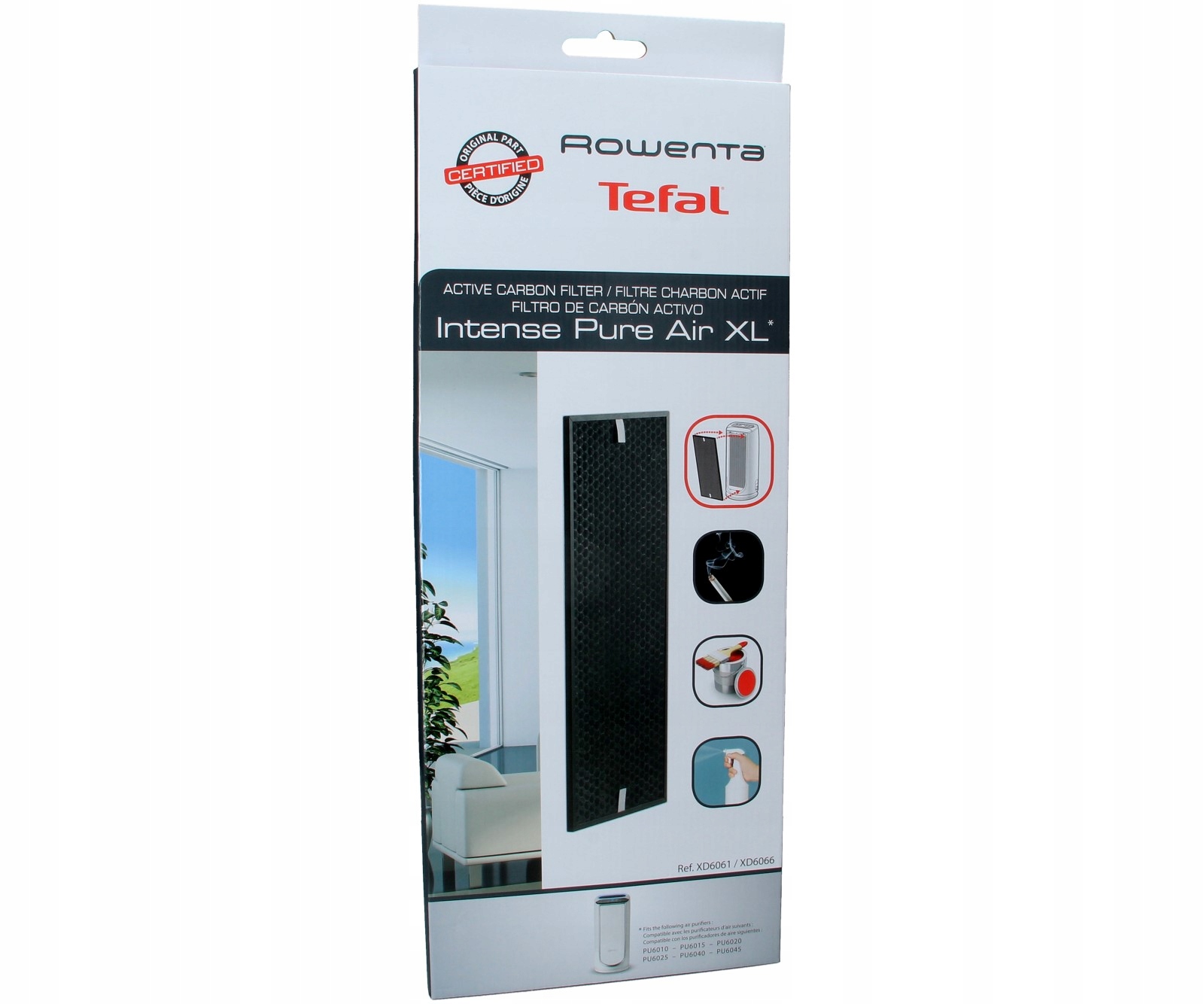 

Filtr węglowy oczyszczacza powietrza Tefal XD6061