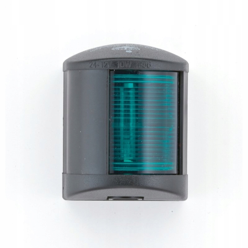 LAMPA BOCZNA ZIELONA - CZARNY PVC, 58X74X58 MM