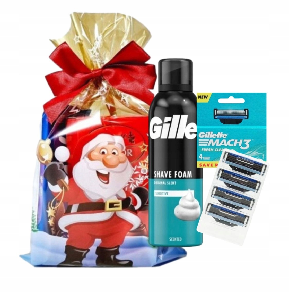 Dárková sada Gillette Mach3 pěna Gillette Dárek pro muže