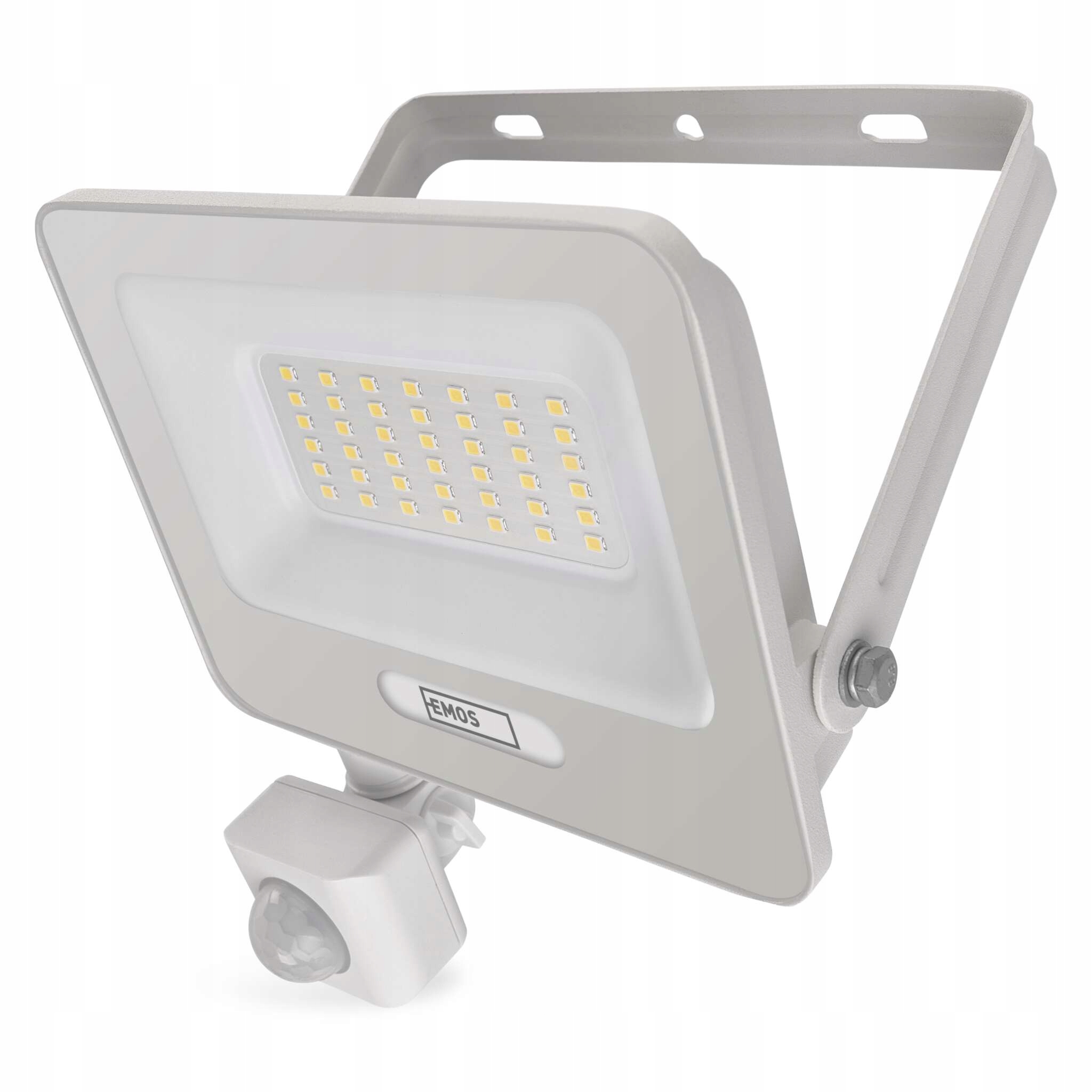 Emos Glaro Led reflektor 30W se senzorem, IP54, 4000K, bílý