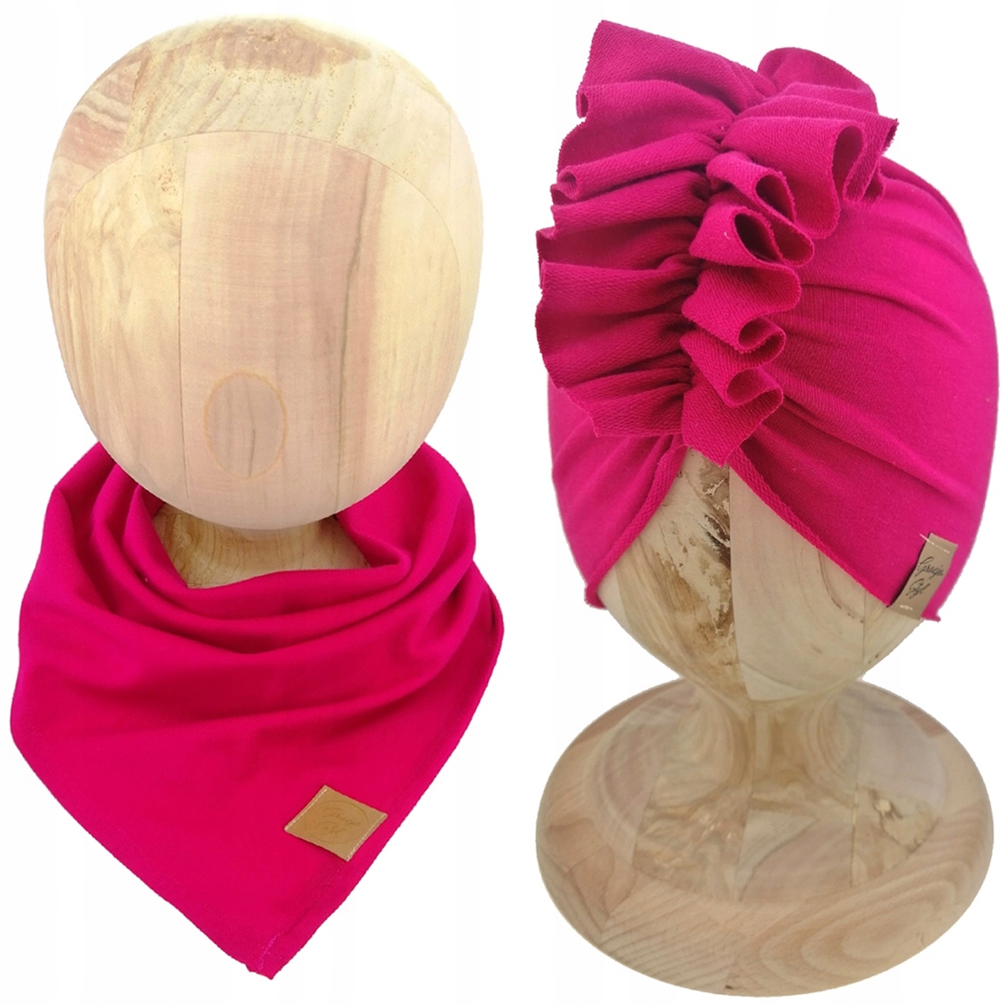 

Zestaw Czapka turban Chusta rozmiar 40-43
