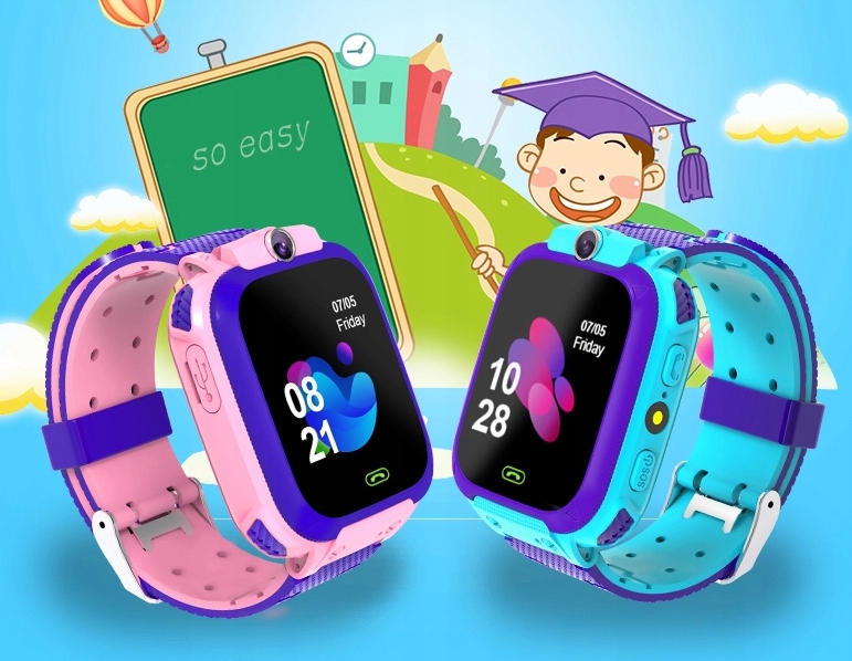 SMARTWATCH DLA DZIECI ZEGAREK DZIECIĘCY LOKALIZATOR LBS + KARTA SIM GRATIS Marka ZeeTech