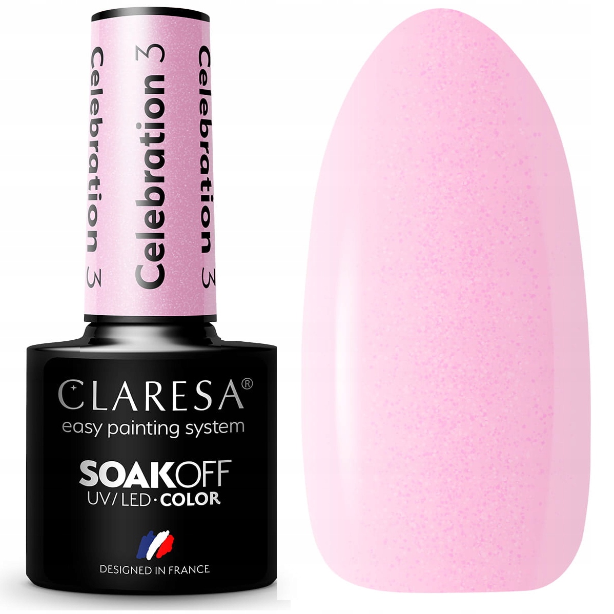 Claresa Lakier Hybrydowy do paznokci CELEBRATION 3