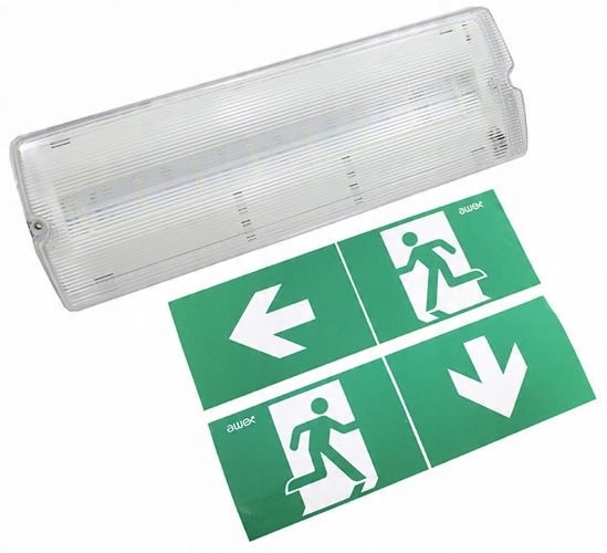 

Oprawa Lampa Awaryjna Ewakuacyjna Led 1W 3H IP65