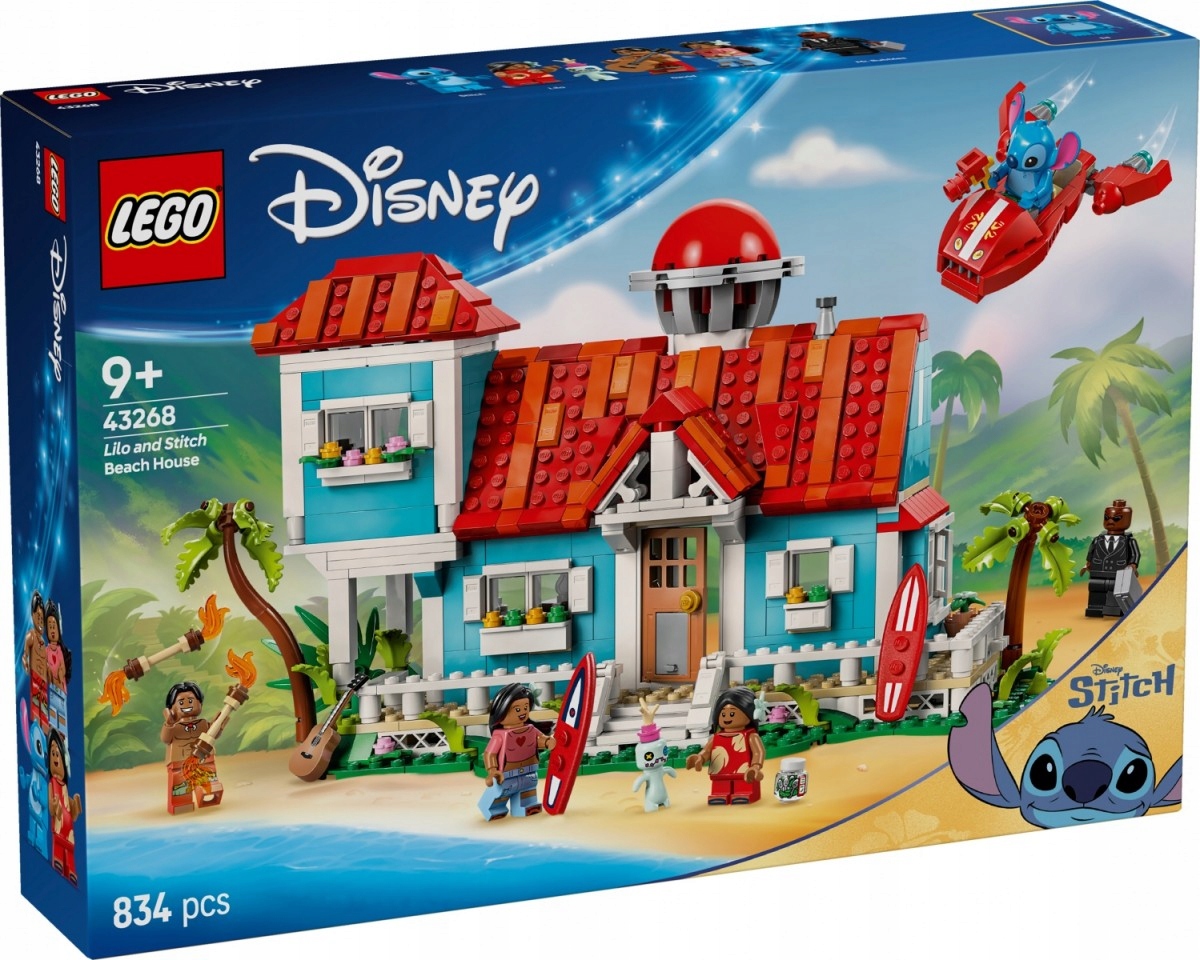 Lego Stavebnice Disney 43268 Domeček na pláži Lilo a Stitcha