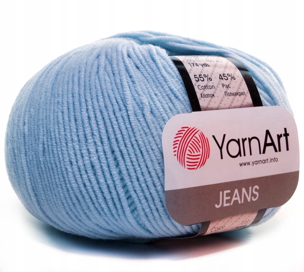 Włóczka Yarn Art Jeans Nr 75 Niebieski