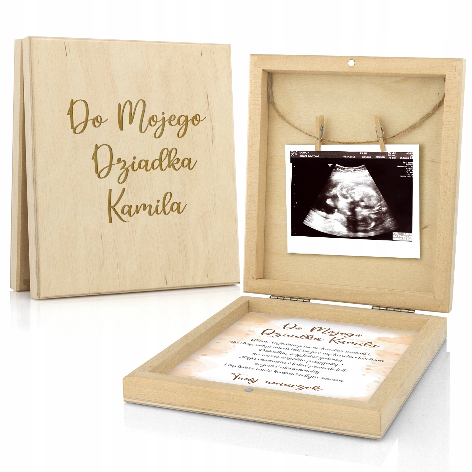

Pudełko Niespodzianka Będziesz Dziadkiem
