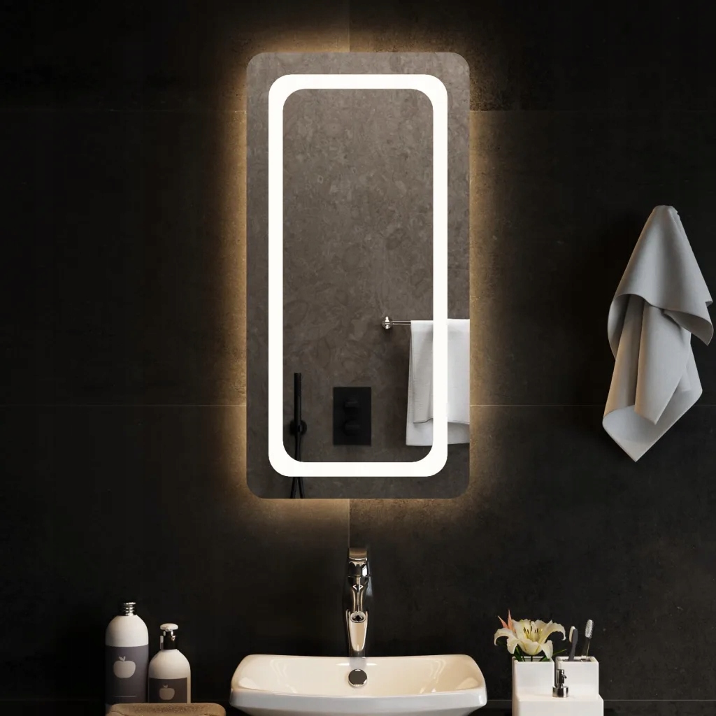 Koupelnové zrcadlo s Led osvětlením 40x80 cm Čirá 3154094