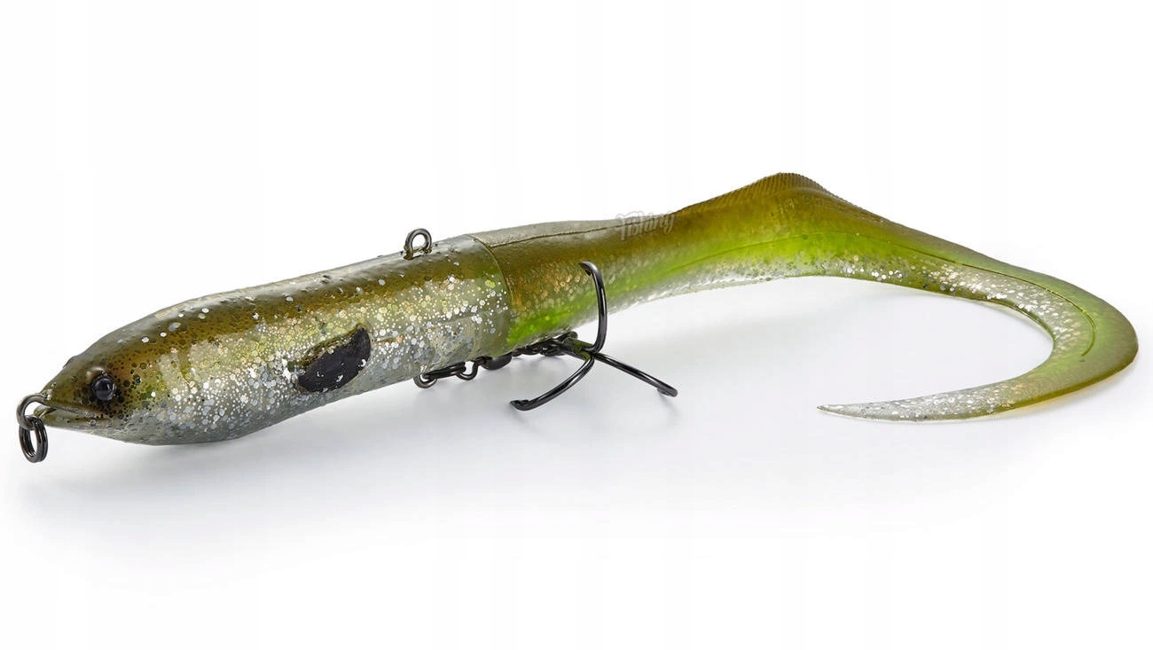 Przynęta Savage Gear 3D Hard Eel 2+1 17cm 50g Ss Green Silver Ayu