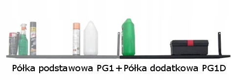 Półka dodatkowa PG1D Wieszaki24 Kod producenta 076