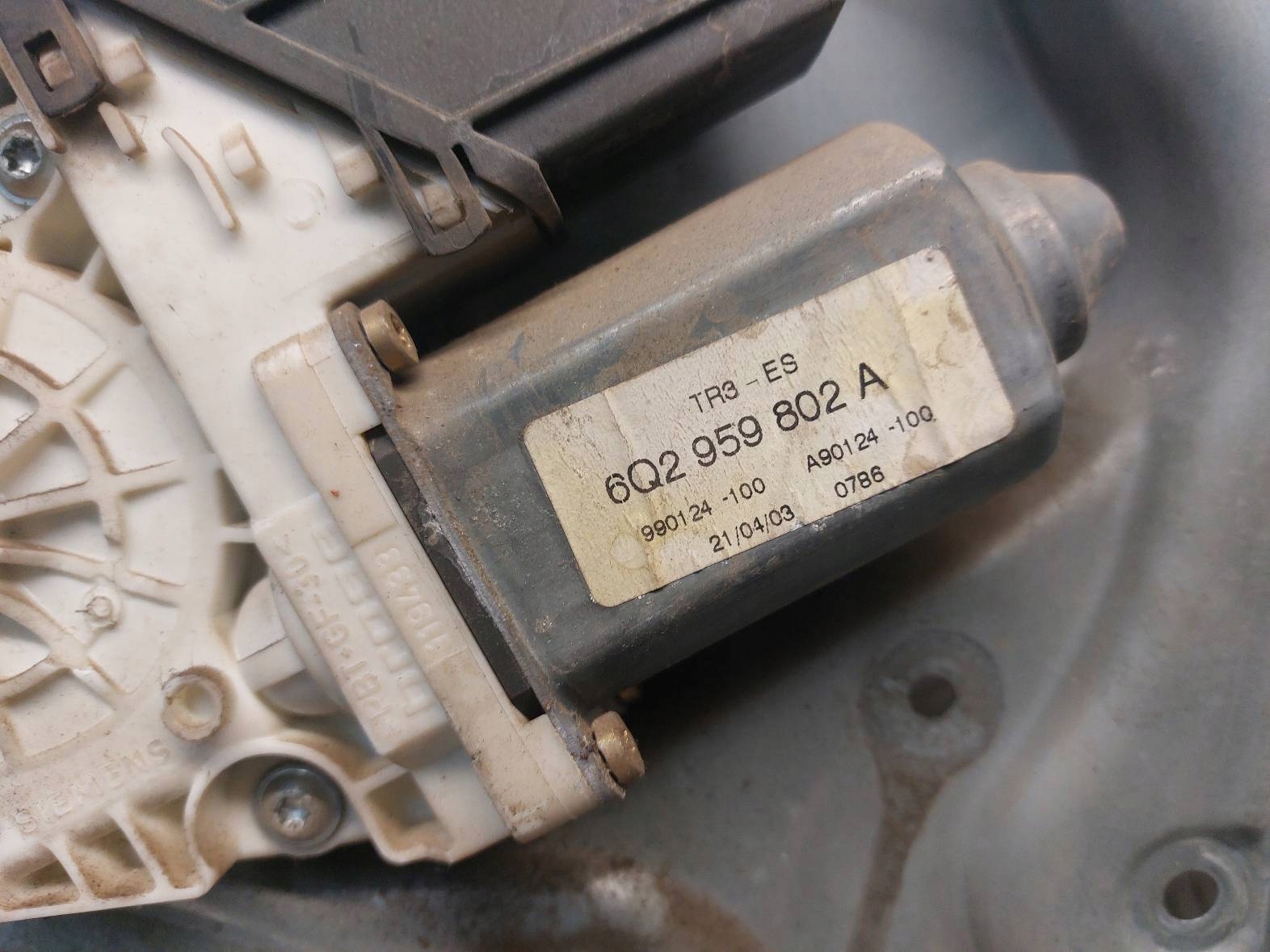 mechanism windows electrical left front SEAT IBIZA III 6L4837755