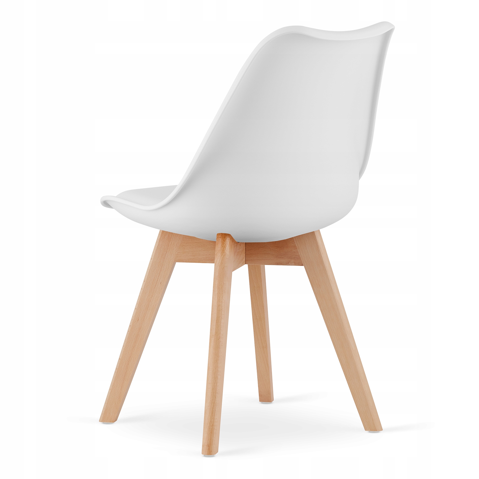 Stół + 2 Krzesła Nowoczesny Skandynawski Styl Kolor obicia różowy