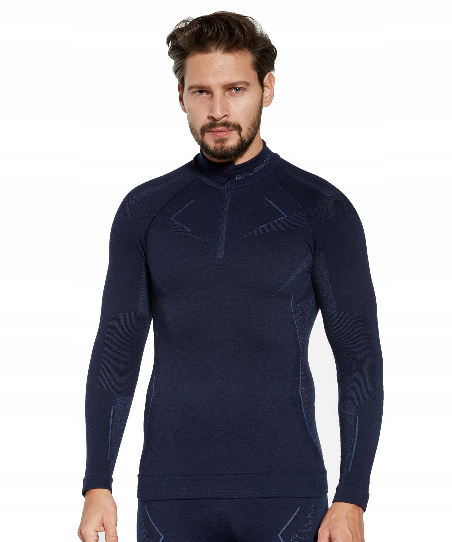 Brubeck Wełniana Bluza Męska Extreme Merino L