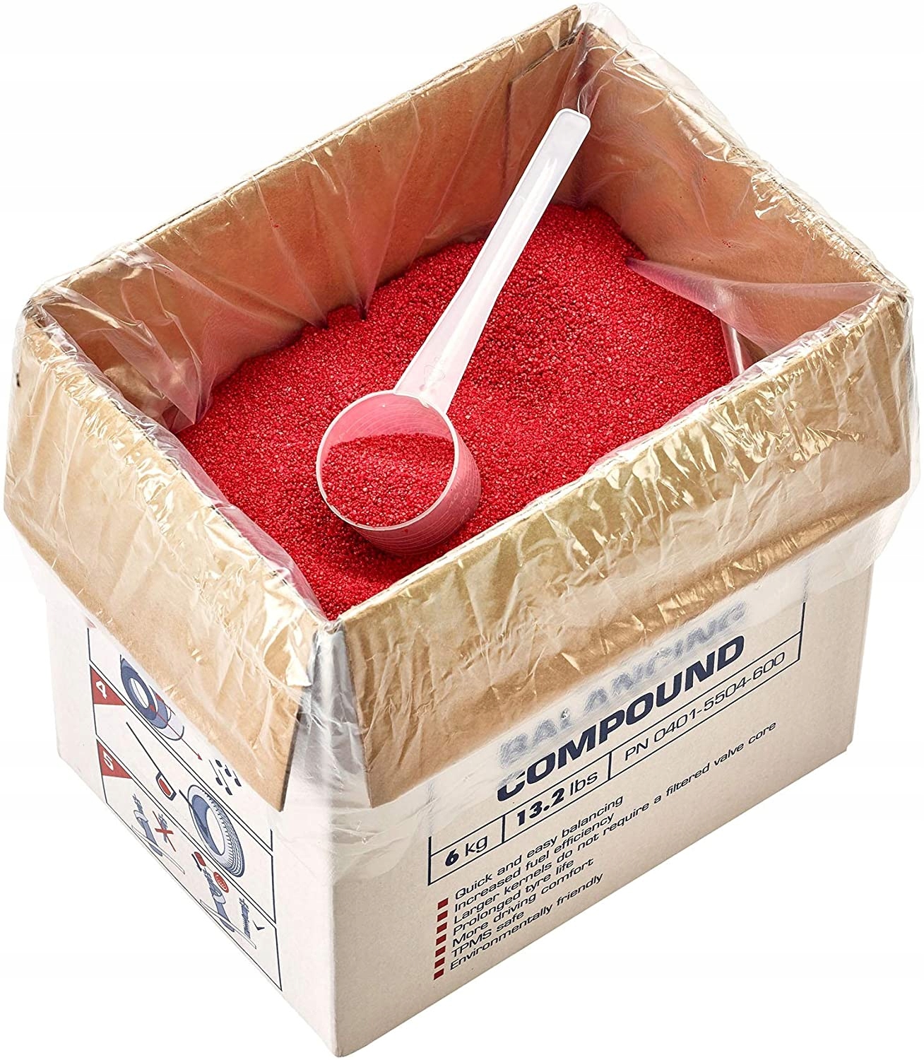 Proszek do wywazania kol opon felg ciezarowych 6kg EAN 4049256102874