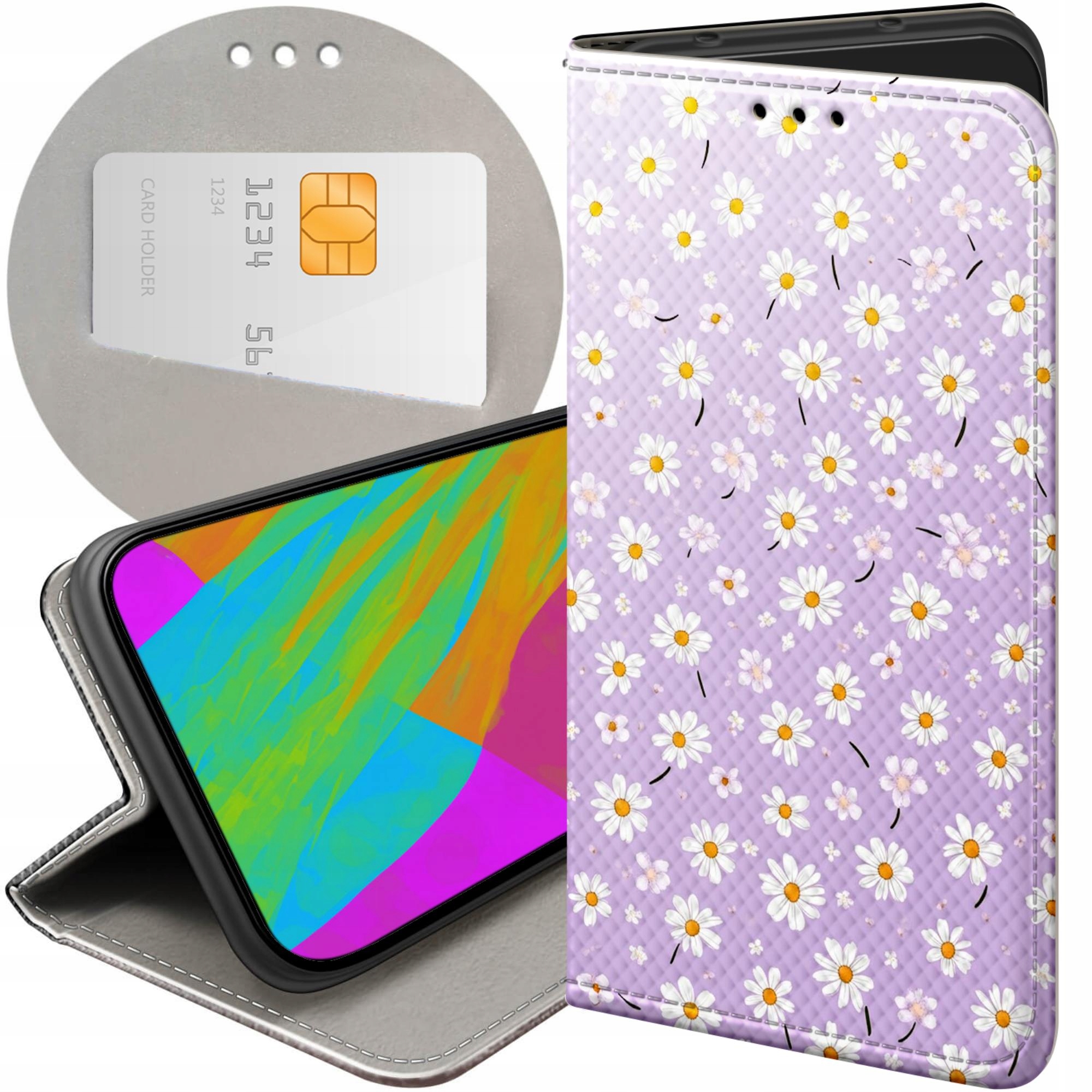 Etui Z Klapką Do Google Pixel 9 Pro XL Wiosna Kwiaty Rośliny Futerał