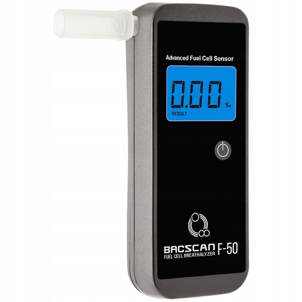 Alkohol Tester BACscan F-50 elektrochemický. Kalibrácia 24 mesiacov – 10 rokov záruka.