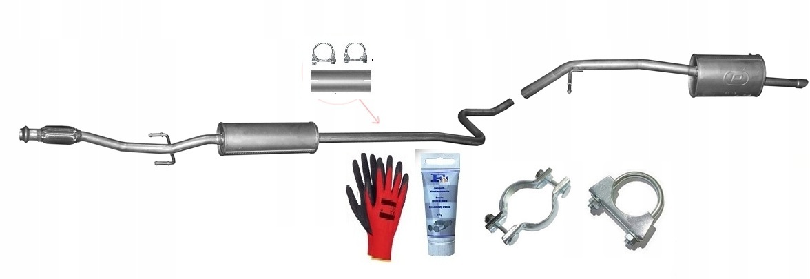 Citroen C-elysee 1.2 VTi 12V 53 kW (2012-11/2014) Tlumiče sada+bonus