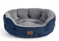 Levně Bedsure pelíšek pro psa a kočku, kulatý, fleece Sherpa 63 x 53 x 20 cm