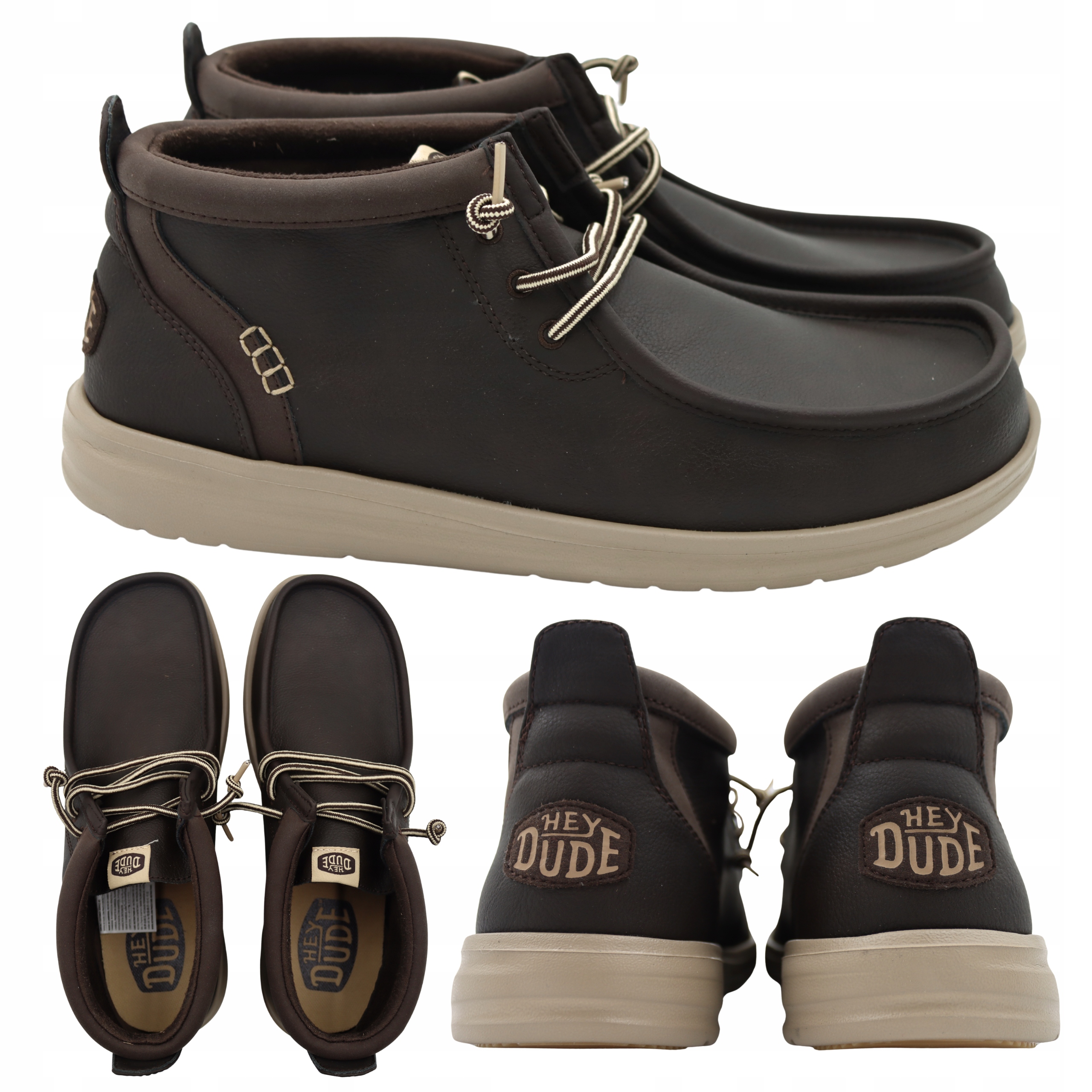 Pánské Lehké Boty Heydude Wally MID Grip R Classic 42051 2IV Vel. 41