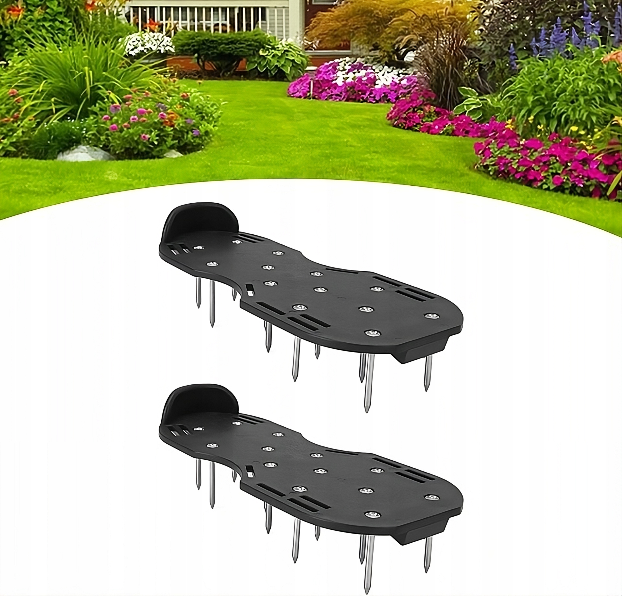 AERATOR WERTYKULATOR DO NAPOWIETRZANIA GLEBY TRAWY TRAWNIKÓW KOLCE BUTY Głębokość robocza max 40 mm