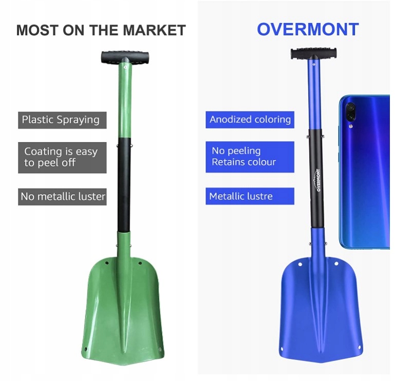 SZUFLA LAWINOWA SZUFLA DO ŚNIEGU ALUMINIOWA TORBA EAN (GTIN) 729604850872