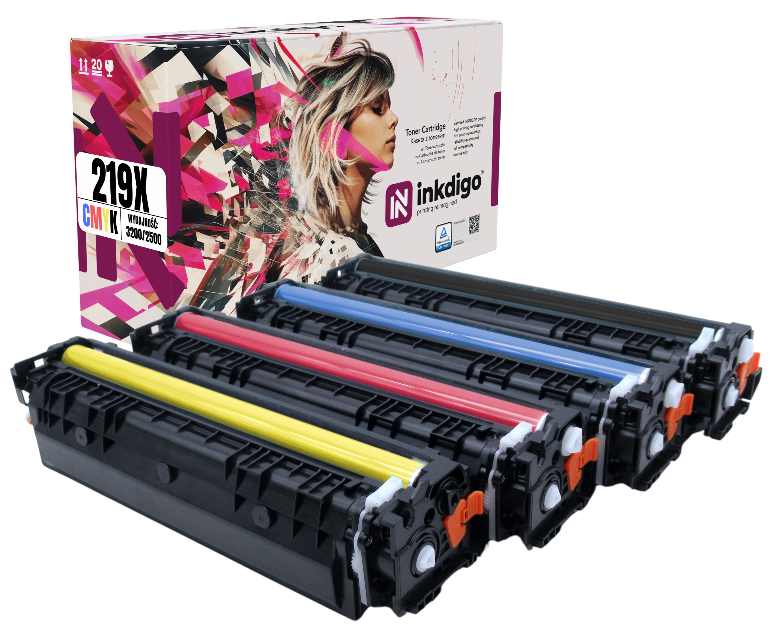 4x Toner Do Hp Color Laserjet Pro 3302sdw 3202dn Zamiennik W2190X-93X