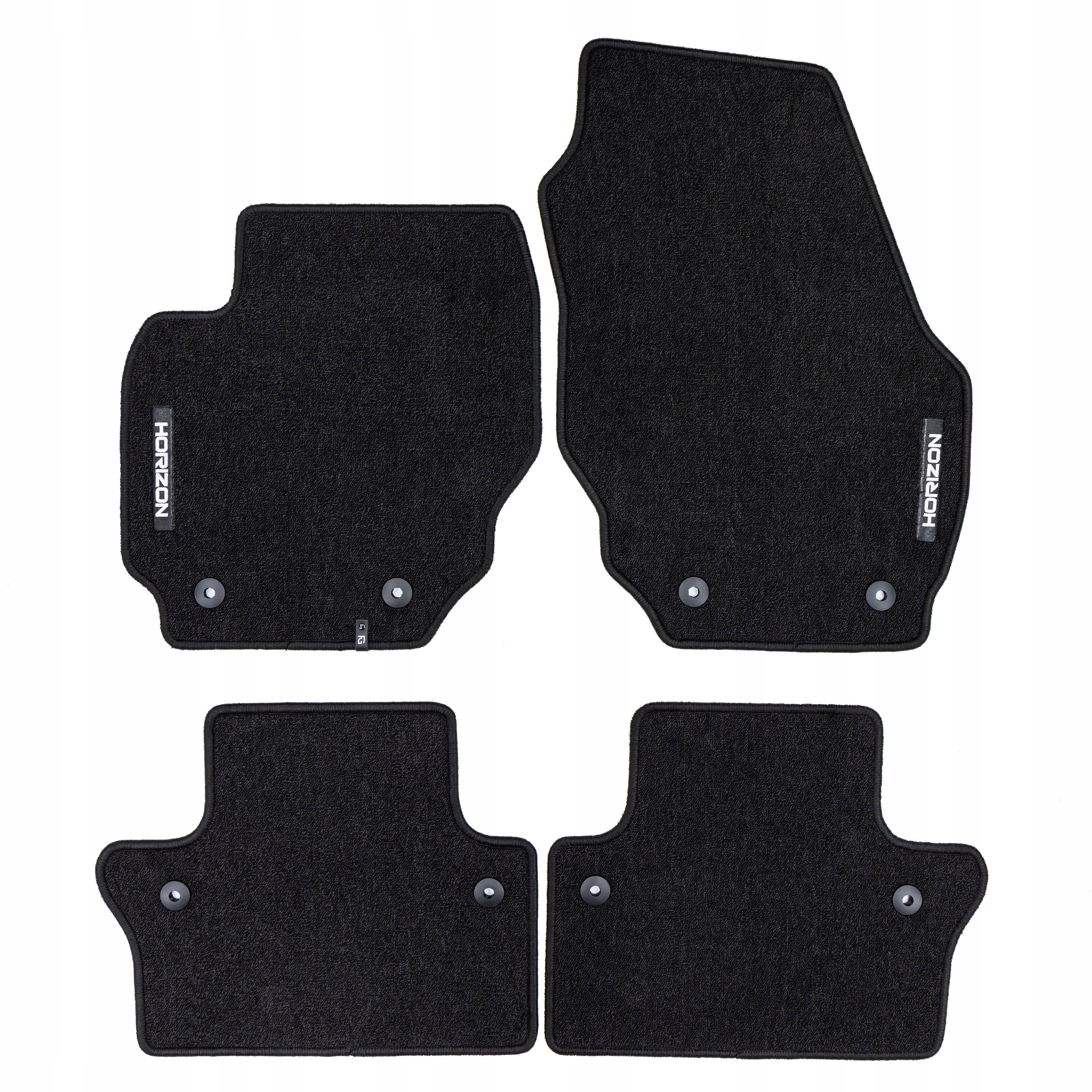 Frogum Velurové koberce Horizon pro Volvo V70 III/XC70 II 2007-2016