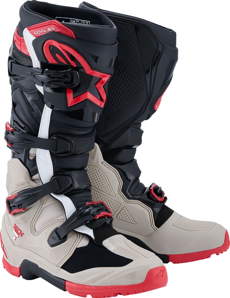 Topánky Na Cross Alpinestars Tech 7 Enduro Black/red/gray 44,5 (10)