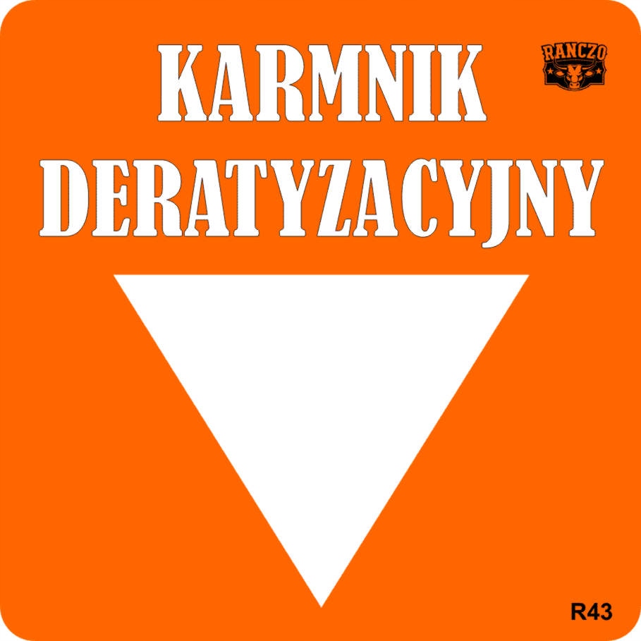 TABLICA INFORMACYJNA KARMNIK DERATYZACYJNY