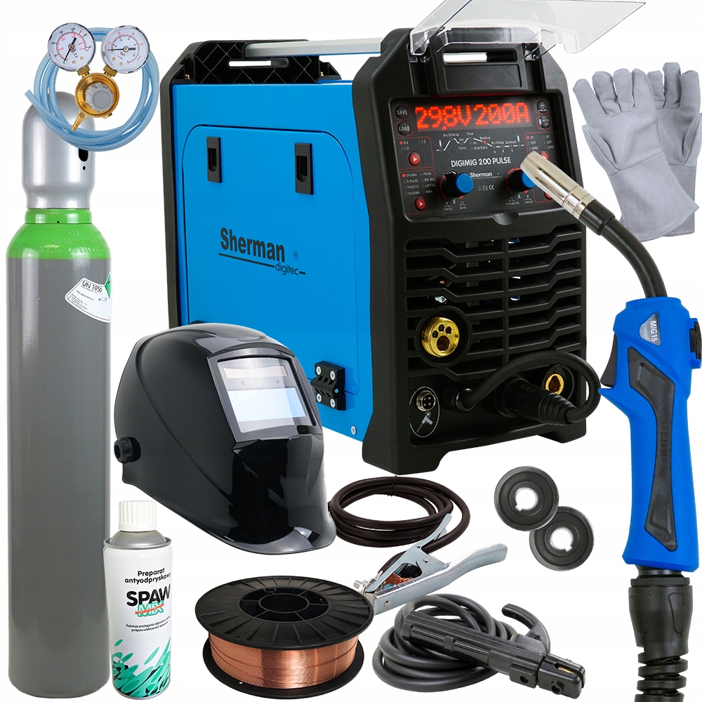 Spawarka MIGOMAT 3w1 Sherman DIGIMIG MIG 200 PULS