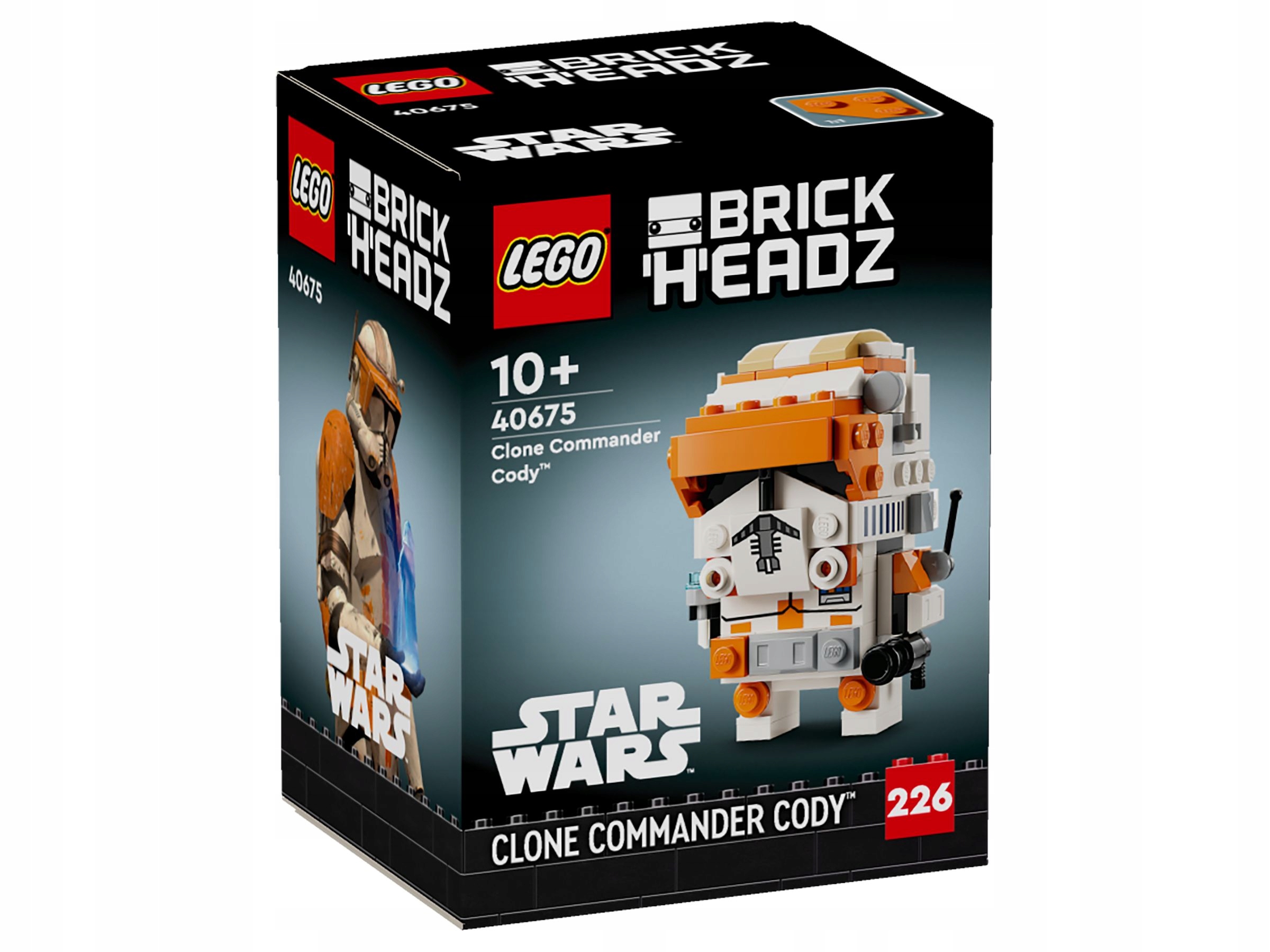 Lego Brickheadz 40675 Dowódca Klonów Cody Nowy i Zestaw