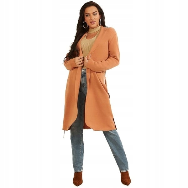 Guess Cihlový Kardigan Pásek (M)