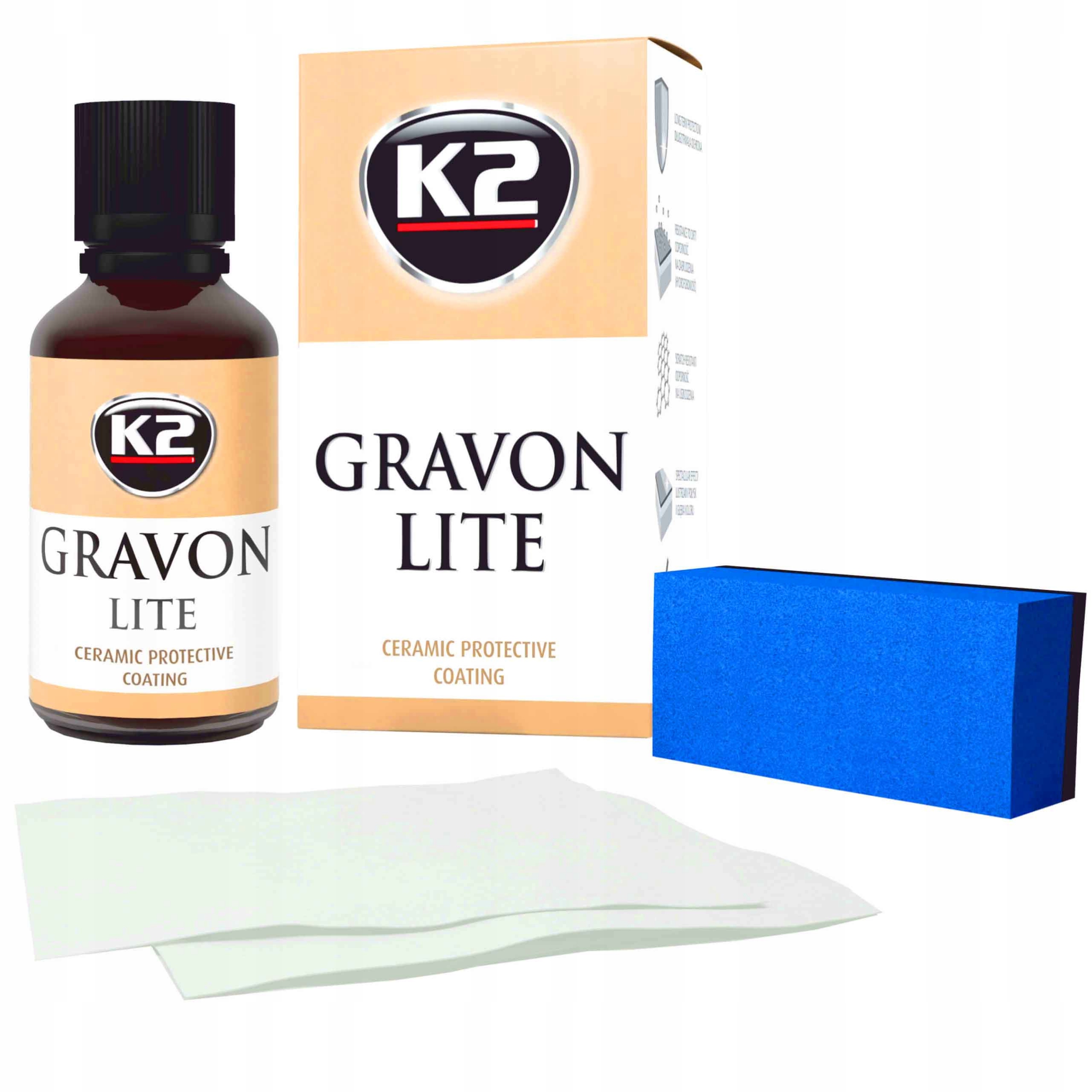 K2 Gravon Lite 30ML Ceramiczna ochrona lakieru łatwa aplikacja Ochrona Uv