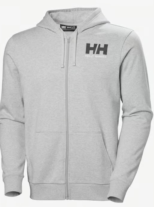 Pánská mikina Hh Logo Fz Hoodie Grey 54581-949 vel. L