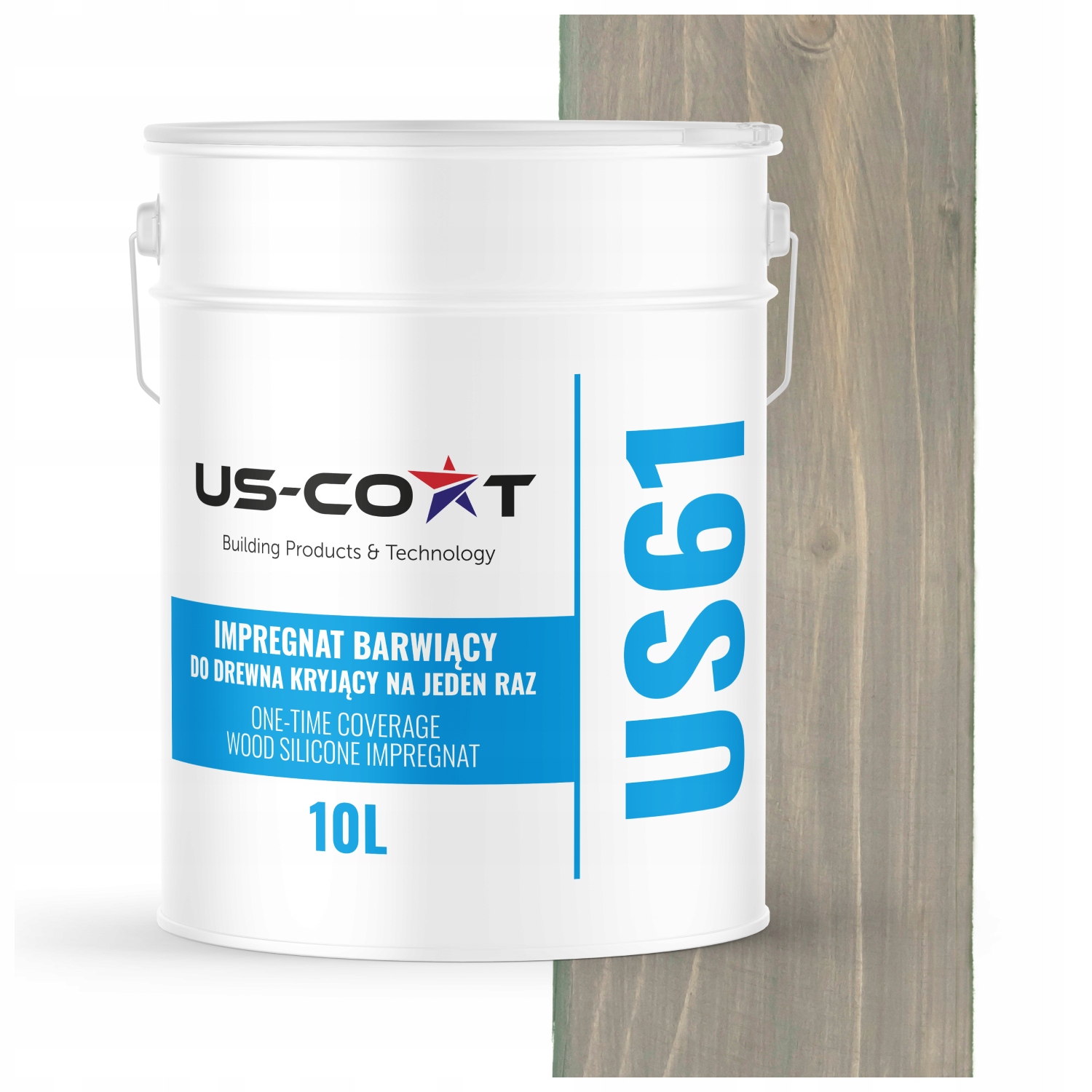 Impregnácia Na Drevo Extra Farba S Ochrannými Voskami Tmavá Sivá 10 L