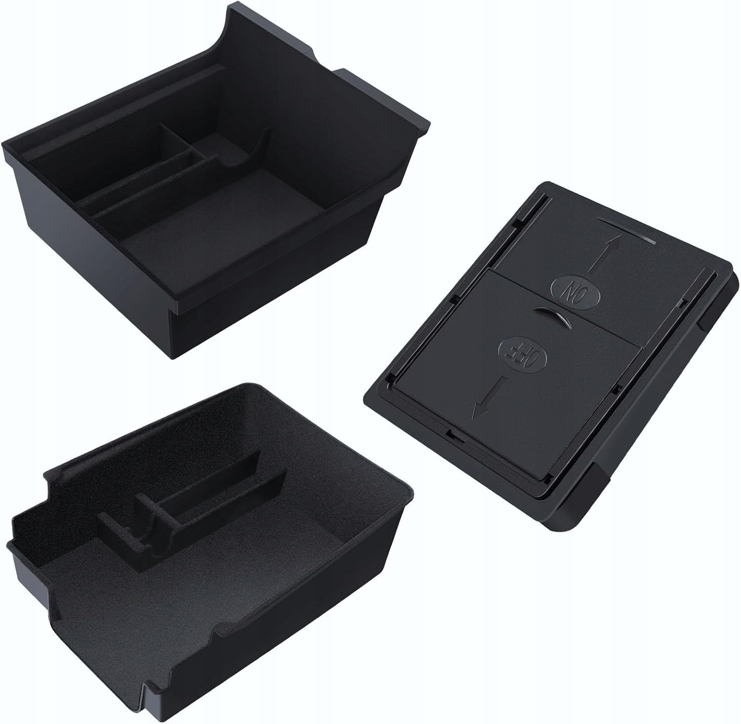 Organizer do konsoli Tesla Model 3/Y, podłokietnik, zestaw 3 szt.