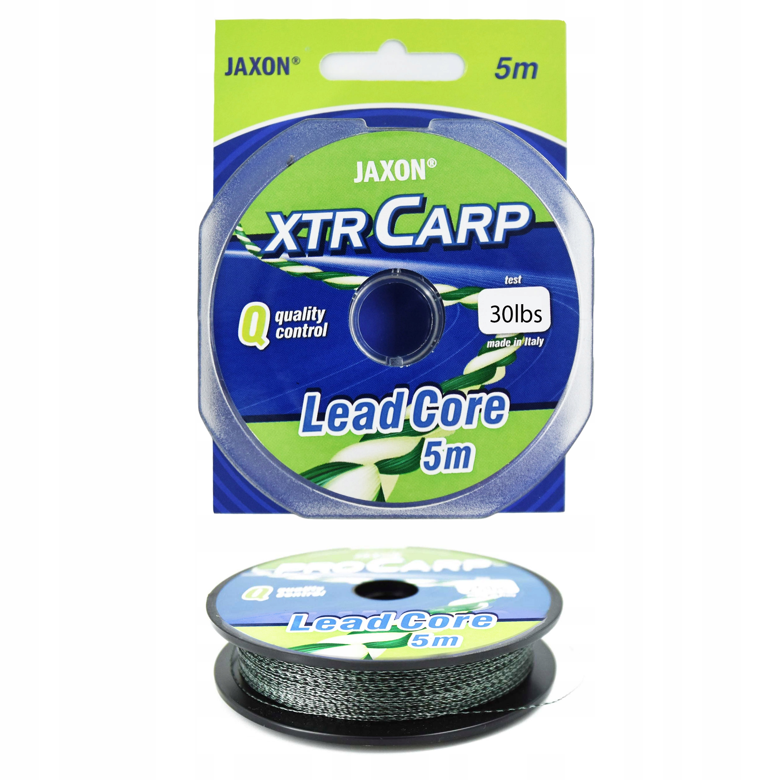 Plecionka karpiowa Jaxon Pro Carp Lead Core 30lbs 5m zielono-czarna 1szt.