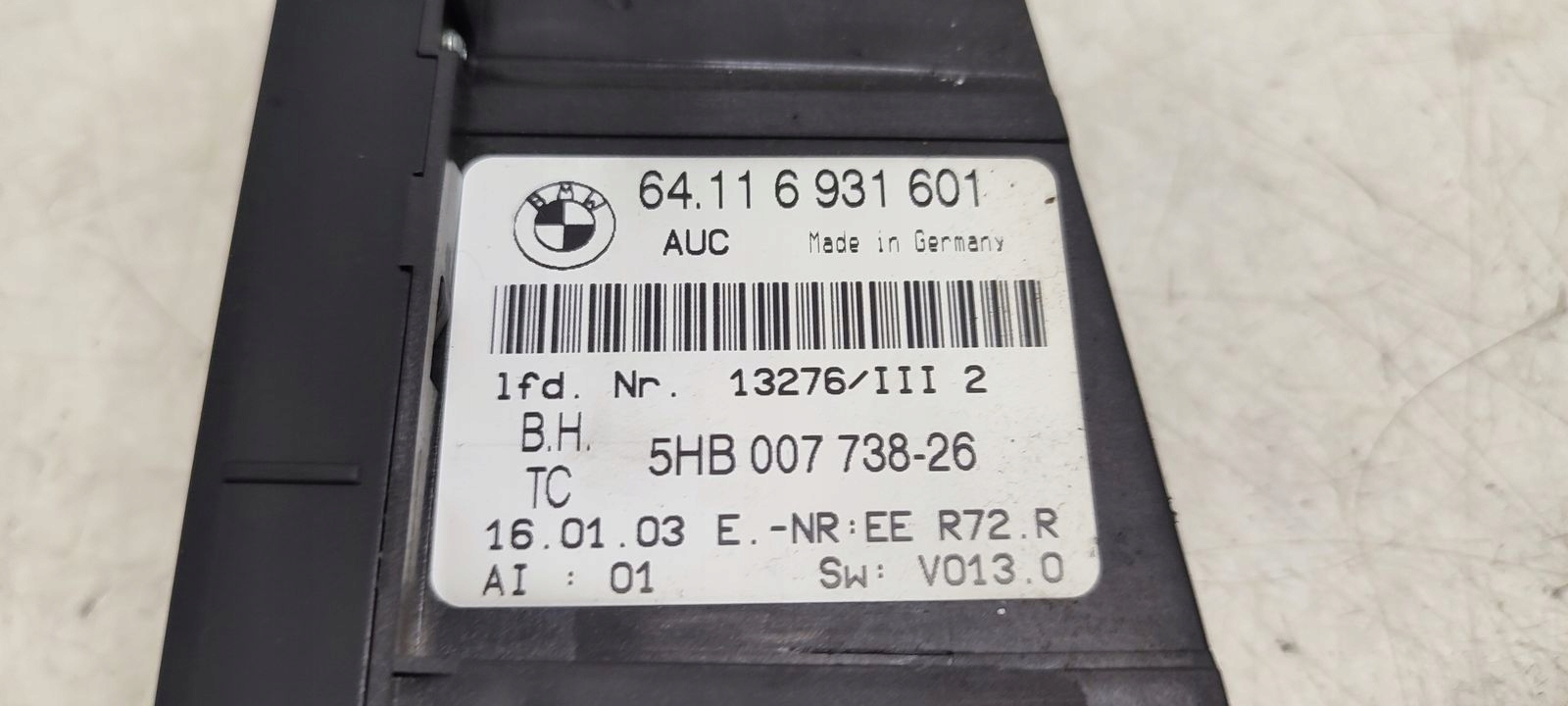 Unite commande clima Bouches buses BMW E46 LIFT 2,0TD